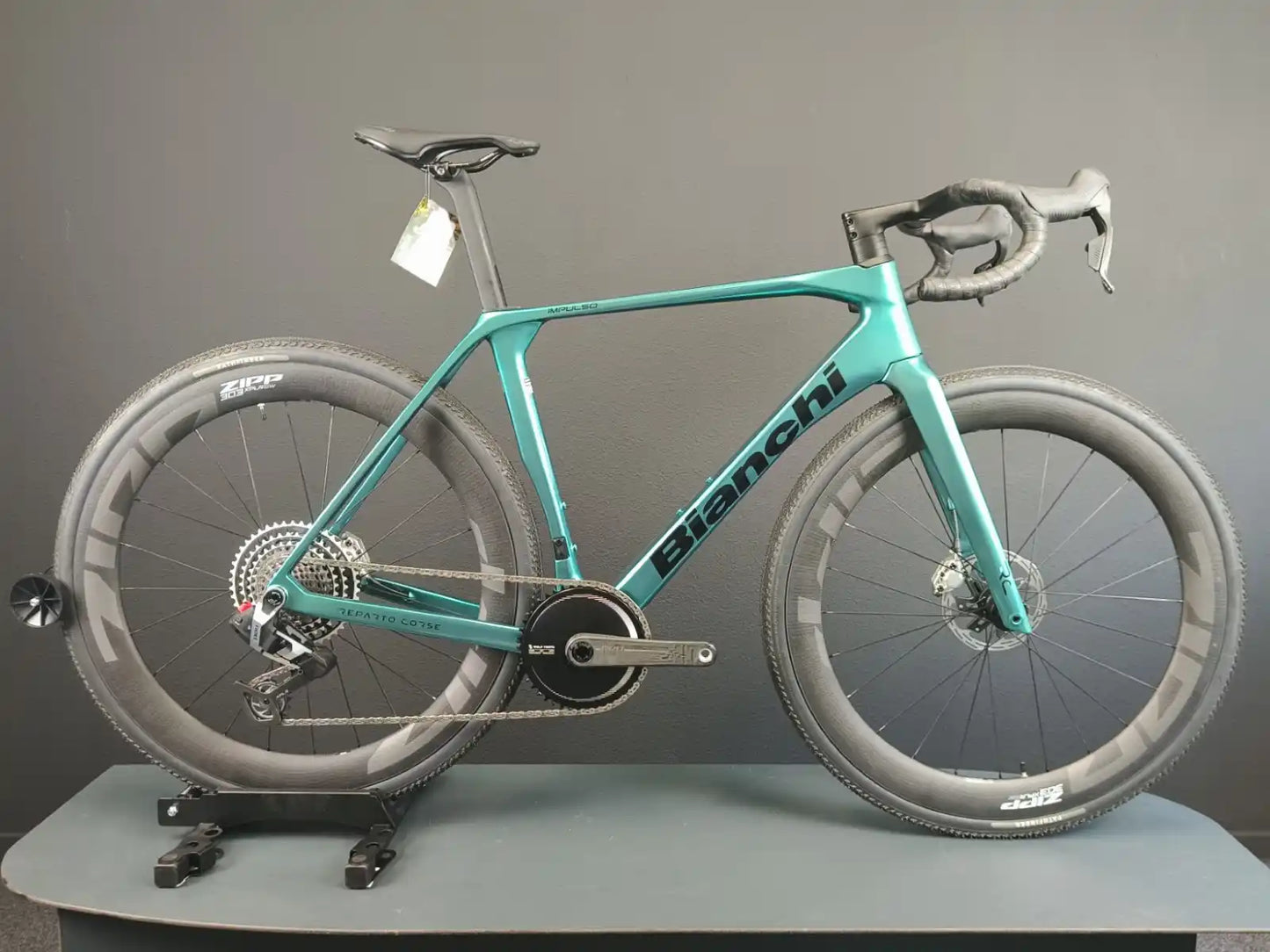 Bianchi Impulso RC SRAM RED XPLR Celeste Chrome Gravelbike 53.5cm