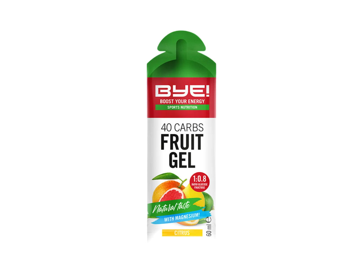 Bye 40 Carbs fruit energiegel 60ml