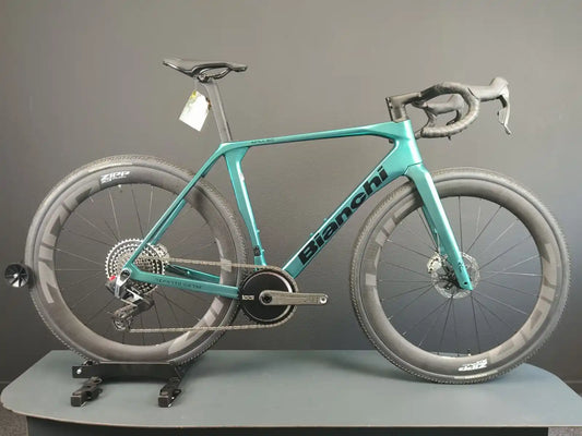 Bianchi Impulso RC SRAM RED XPLR Celeste Chrome Gravelbike 53.5cm